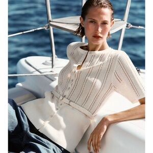 spring🌺NWT ZARA POINTELLE KNIT M and L 
🚨FIRM PRICE ALREADY LOW PRICE